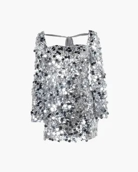 Sylviane – Timeless silhouette – Cozy sequin dress