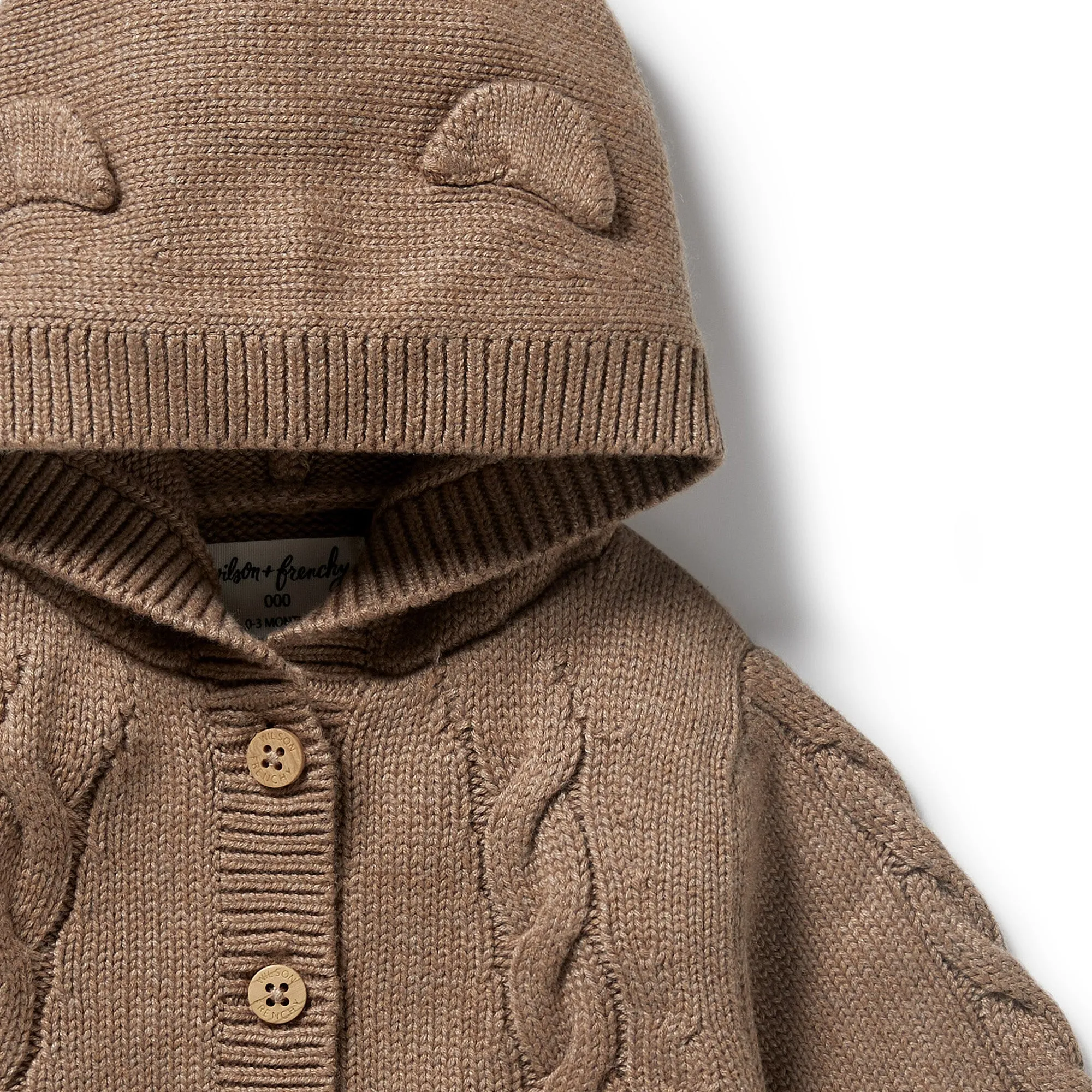 Wilson & Frenchy - Coco Speckle Organic Knitted Cable Jacket