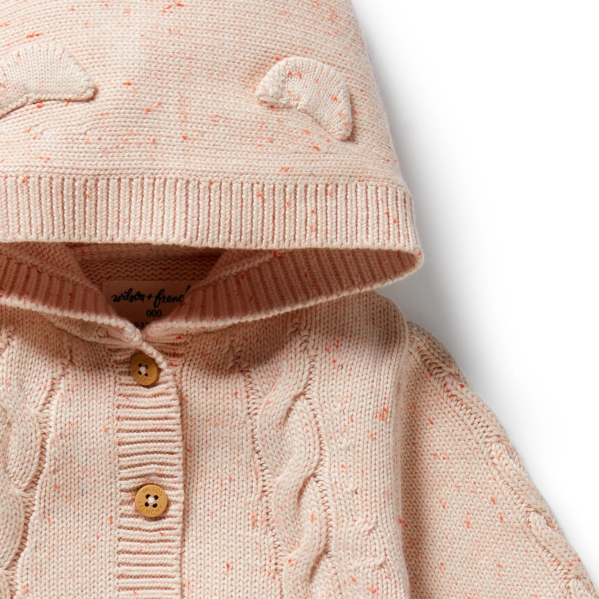 Wilson & Frenchy - Fairy Floss Organic Knitted Cable Jacket
