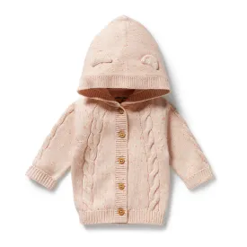 Wilson & Frenchy - Fairy Floss Organic Knitted Cable Jacket