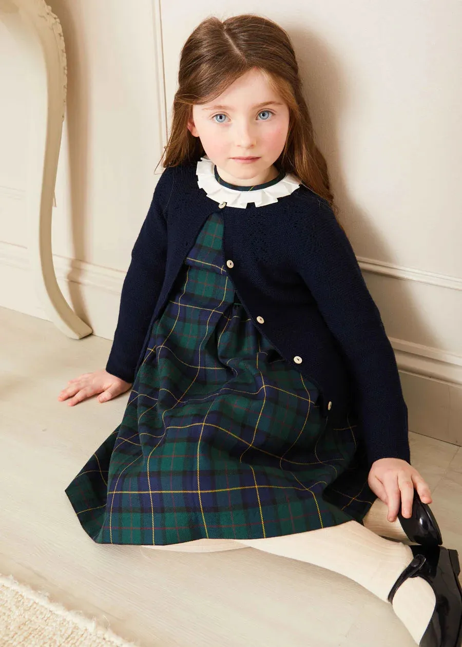 Windsor Tartan Dress in Green (12mths-10yrs)