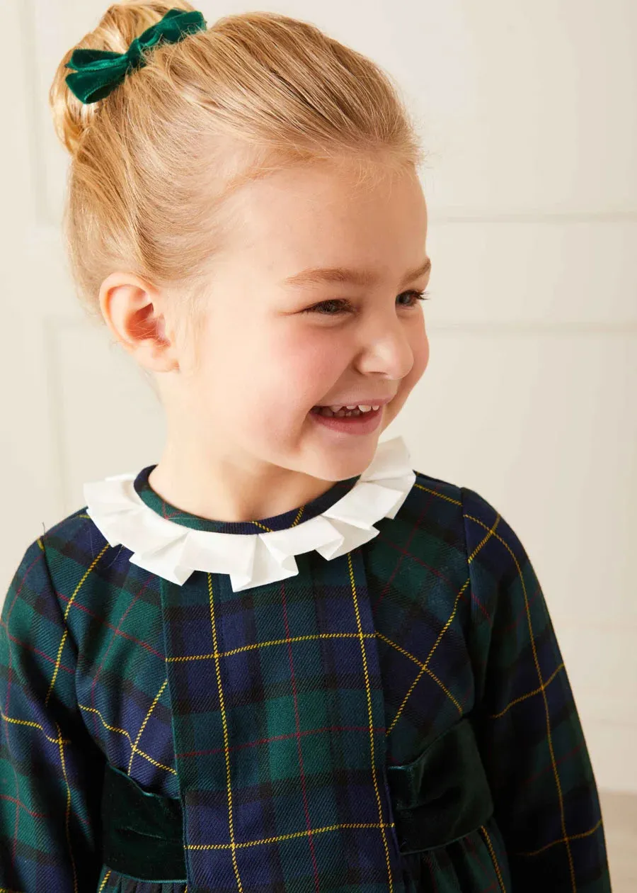Windsor Tartan Dress in Green (12mths-10yrs)