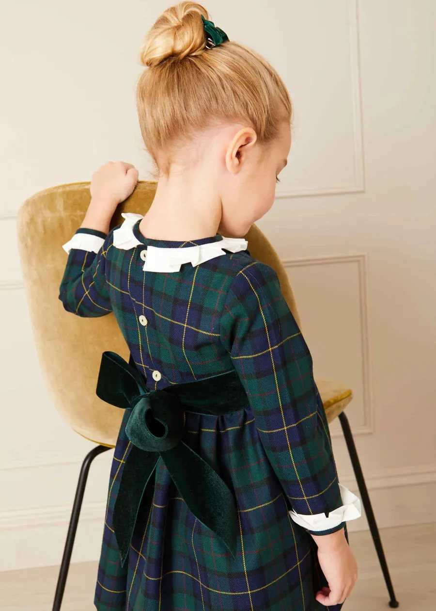 Windsor Tartan Dress in Green (12mths-10yrs)