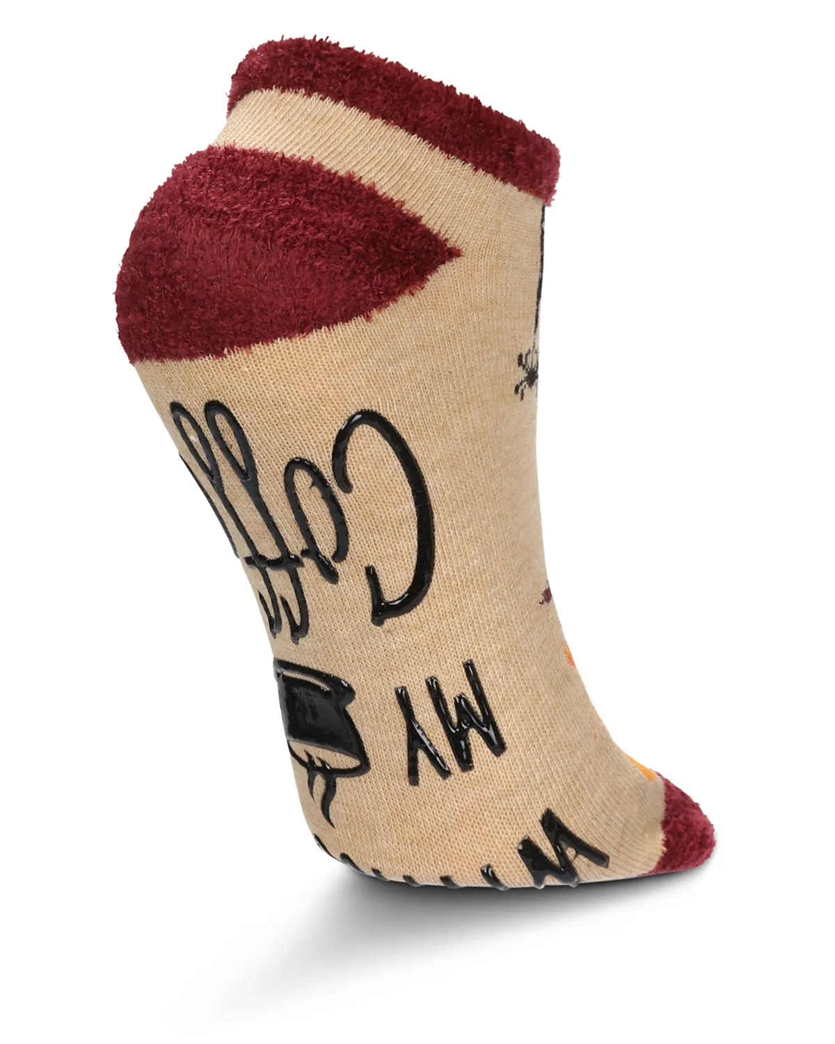 Women's Coffee Witch Low-Cut Non-Skid Socks