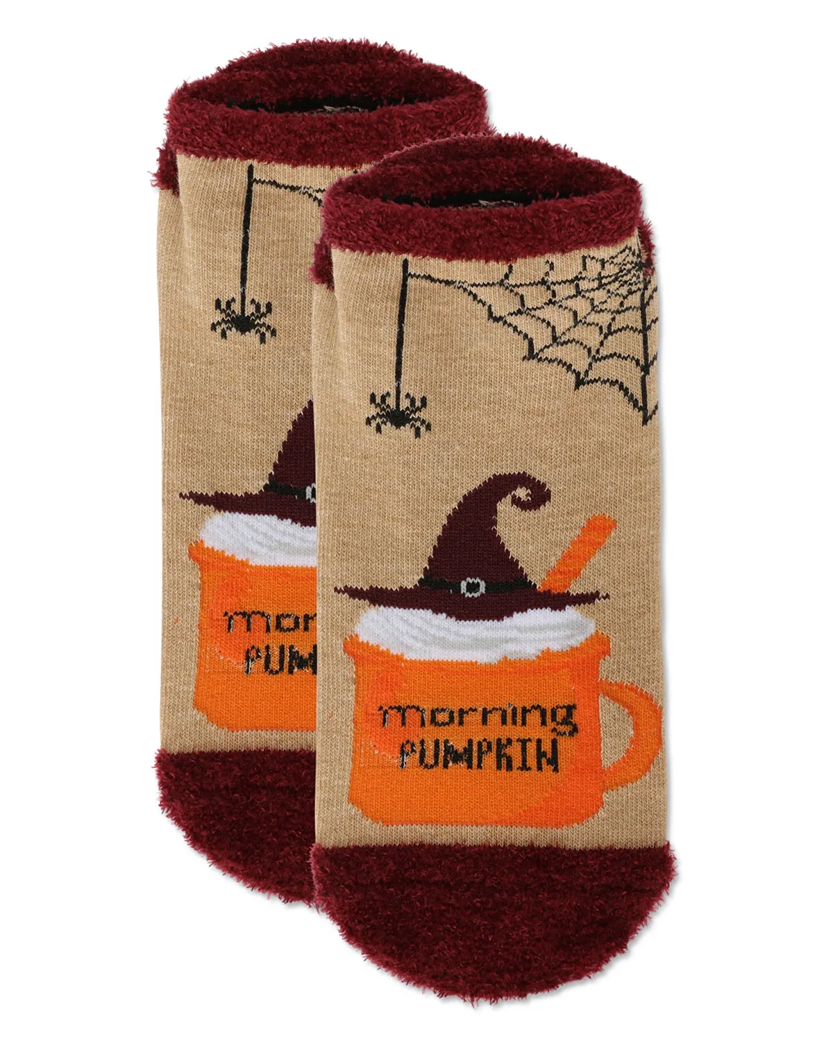 Women's Coffee Witch Low-Cut Non-Skid Socks